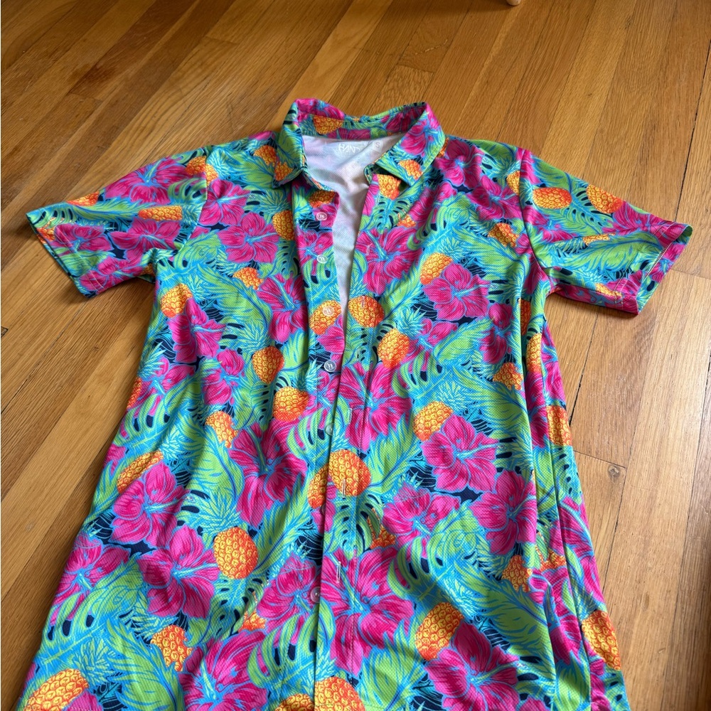 Tropical Floral Mt Bike Shirt